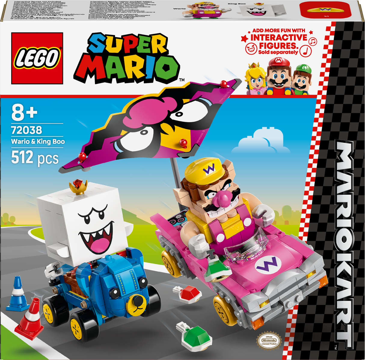 Lego Mario Kart - Wario & King Boo