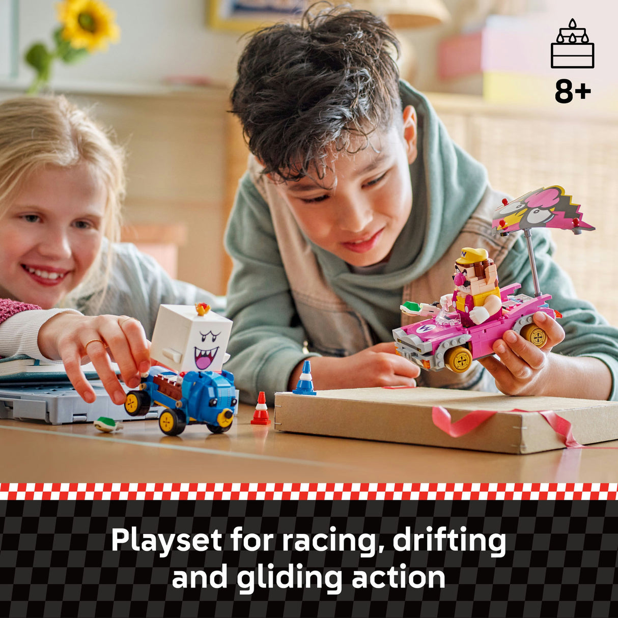 Lego Mario Kart - Wario & King Boo