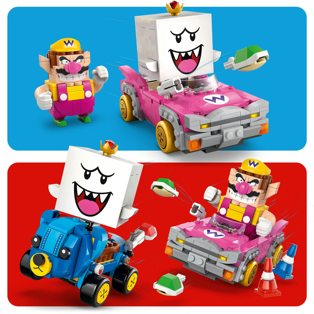 Lego Mario Kart - Wario & King Boo