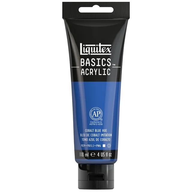 Liquitex Basics Acrylic 118ml - Cobalt Blue Hue