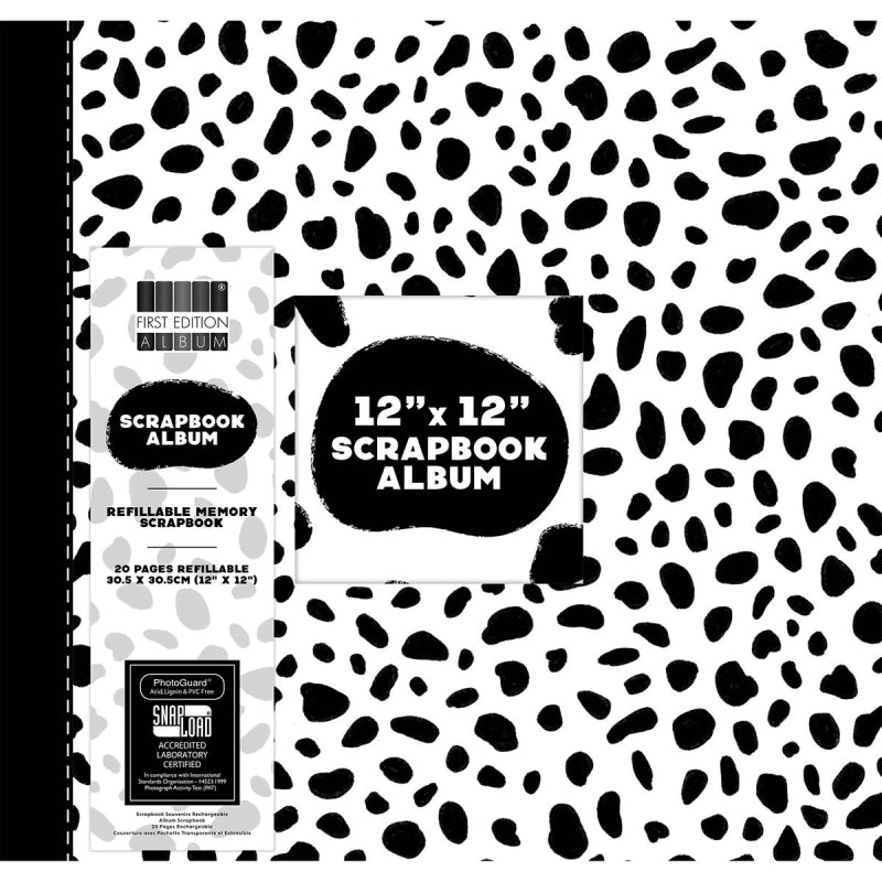 First Edition 12x12 Scrapbook Album - Dalmatian