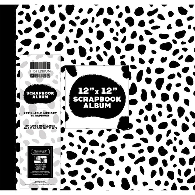 First Edition 12x12 Scrapbook Album - Dalmatian