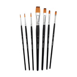 Reeves Watercolour Brush Set - Short Handle (7 Pack)