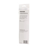 Reeves Acrylic Brush Pack - Short Handle Flat (5 Pack)