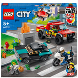 Lego Fire Rescue and Police Chase