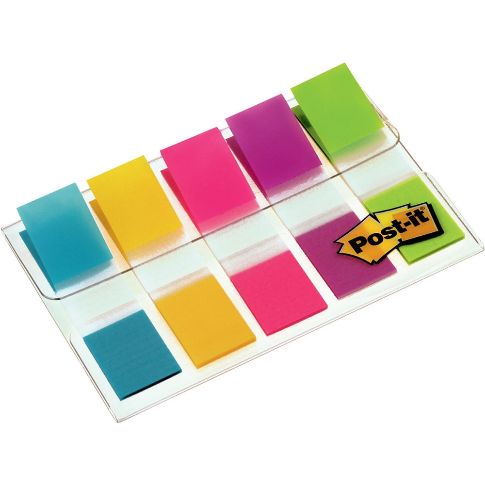Post-it® Index Flags Small -  Assorted Neon Colours