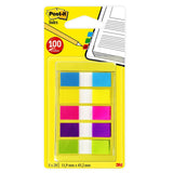 Post-it® Index Flags Small -  Assorted Neon Colours