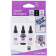 Liquid Sculpey Multi-Pack Basic Colours 30ml Clear, White and Black