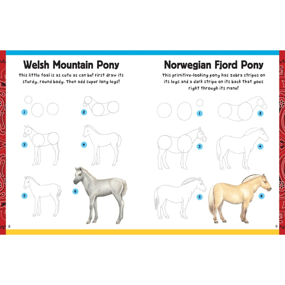 How To Draw Horses & Ponies Book