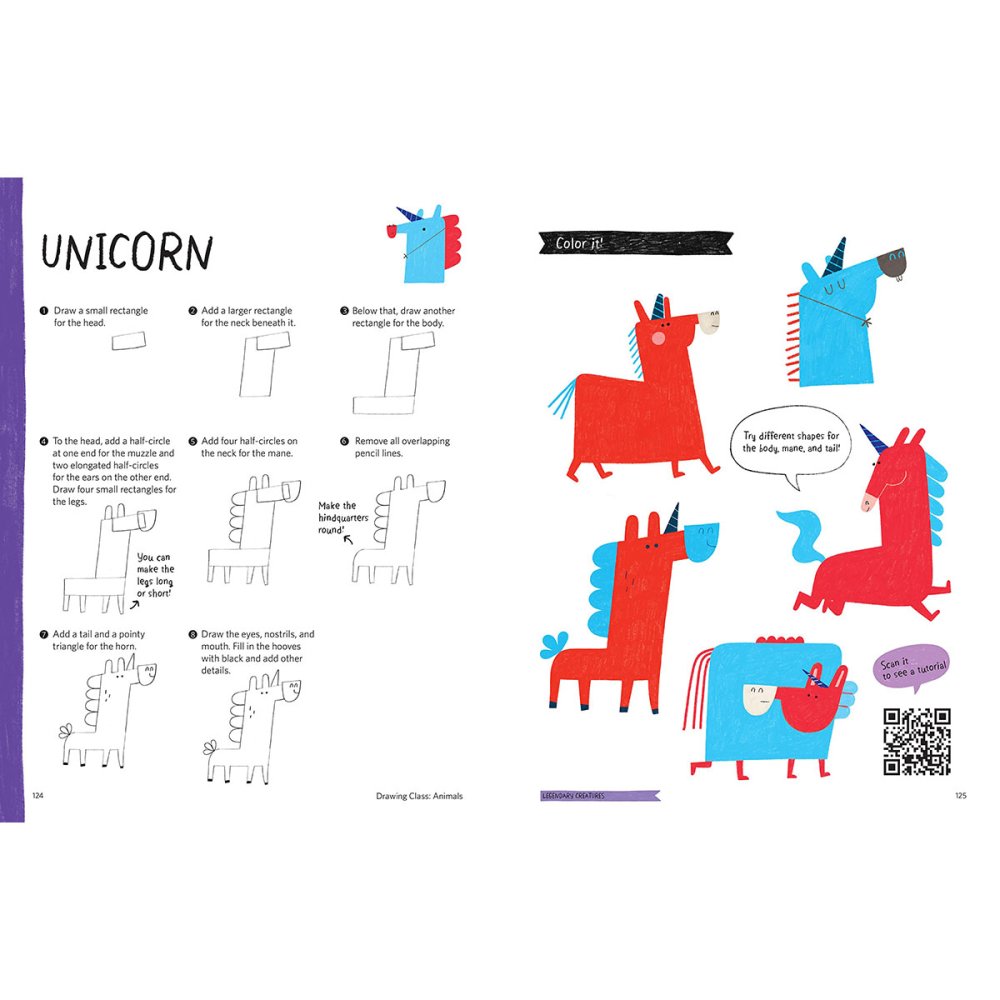 Drawing Class: Animals Book