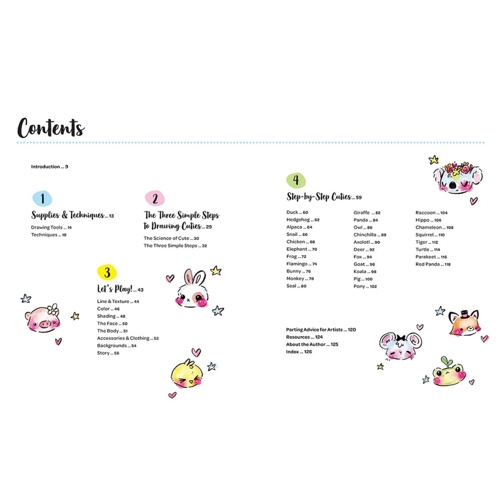 You Can Draw Cute Animals Book