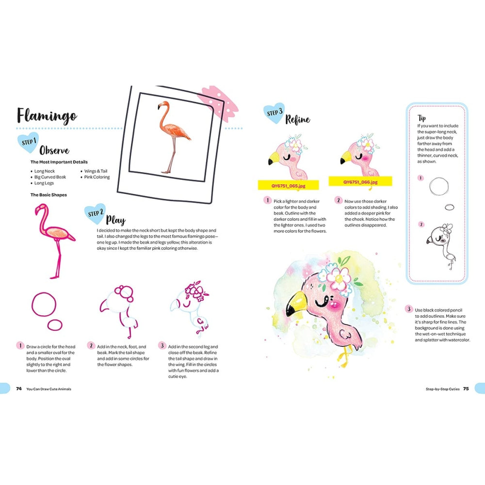 You Can Draw Cute Animals Book