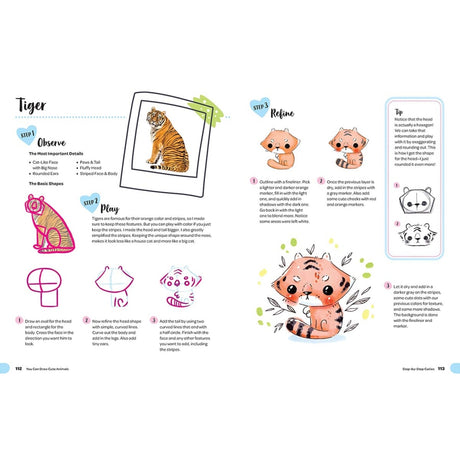 You Can Draw Cute Animals Book