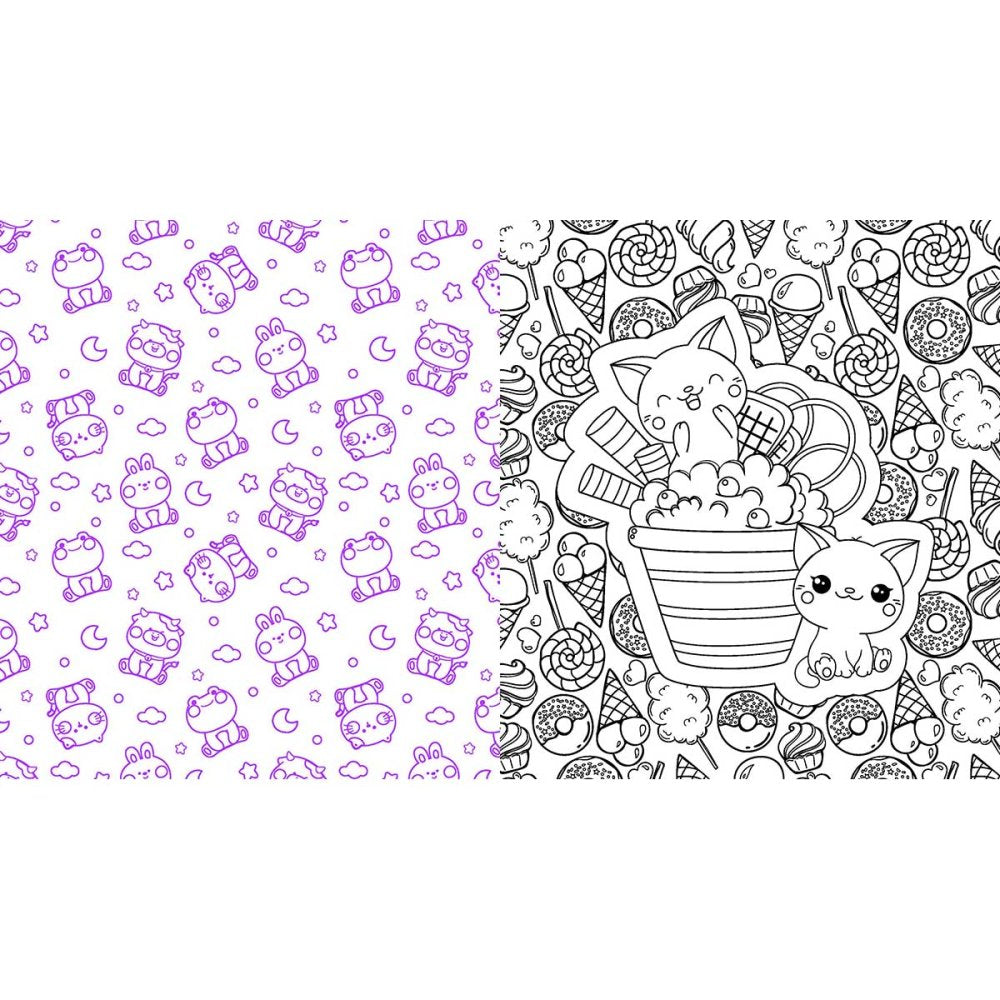 Cute Chibis Colouring Book