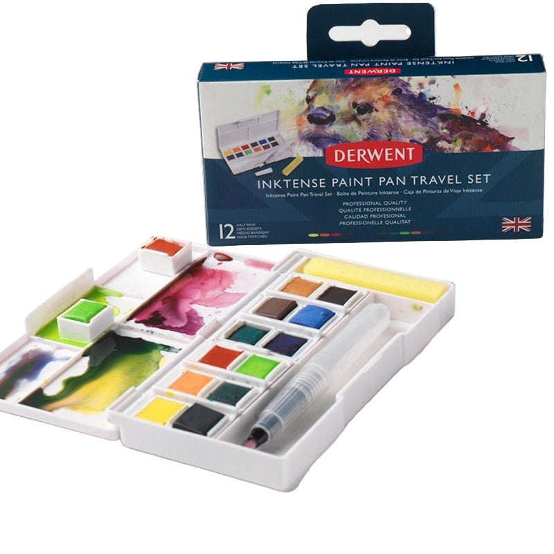 Derwent Inktense Paint Pan Travel Set