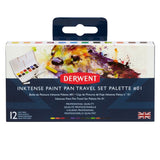 Derwent Inktense Paint Pan Travel Set