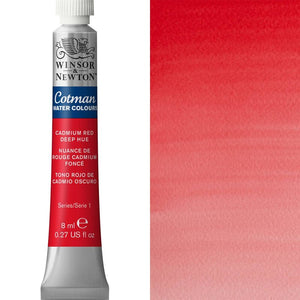 Cotman Watercolour Paint Cadmium Red Deep Hue 8ml