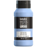 Liquitex Basics Acrylic Fluid Paint - Light Blue Violet