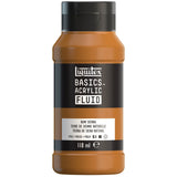 Liquitex Basics Acrylic Fluid - Raw Sienna S1