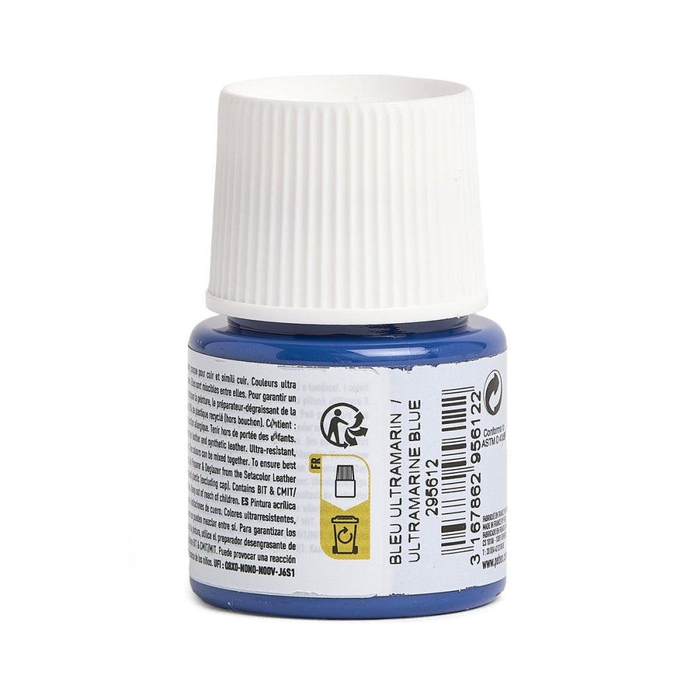 Pebeo Setacolor Leather Paint 45ml - Ultramarine Blue