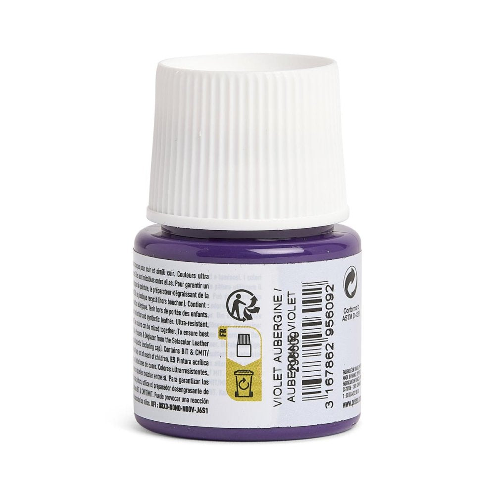 Pebeo Setacolor Leather 45ml - Aubergine Violet