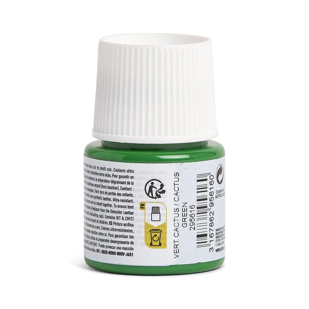 Pebeo Setacolor Leather Paint 45ml - Cactus Green