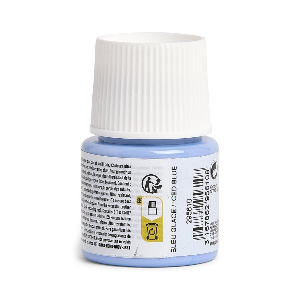 Pebeo Setacolor Leather Paint 45ml - Iced Blue