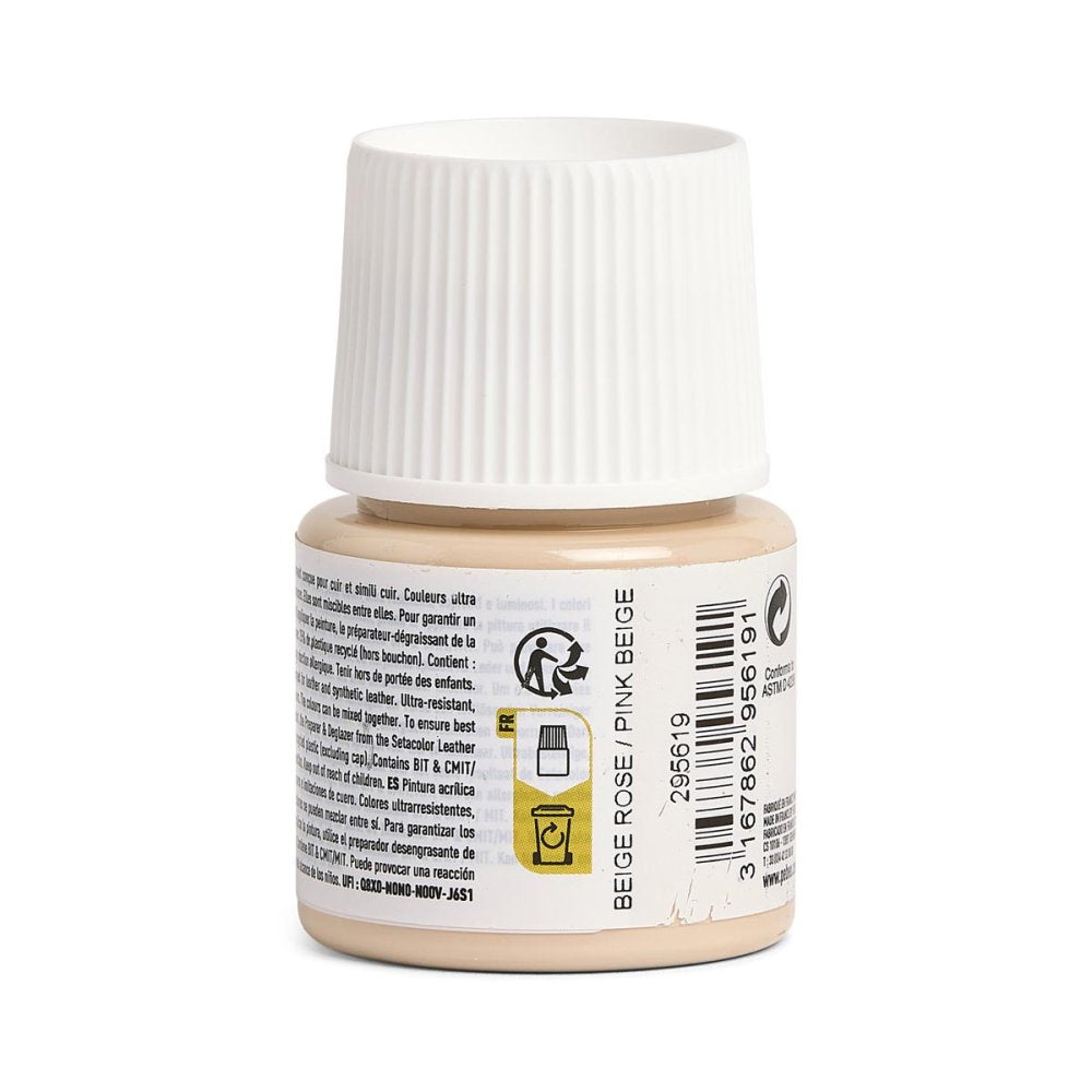 Pebeo Setacolor Leather Paint 45ml - Pink Beige