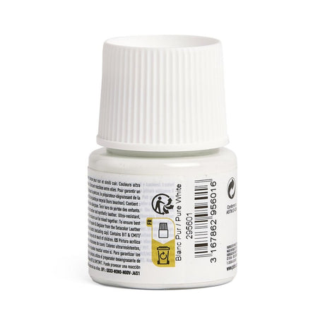 Pebeo Setacolor Leather Paint 45ml - Pure White