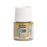 Pebeo Setacolor Leather Paint 45ml - Metal Gold