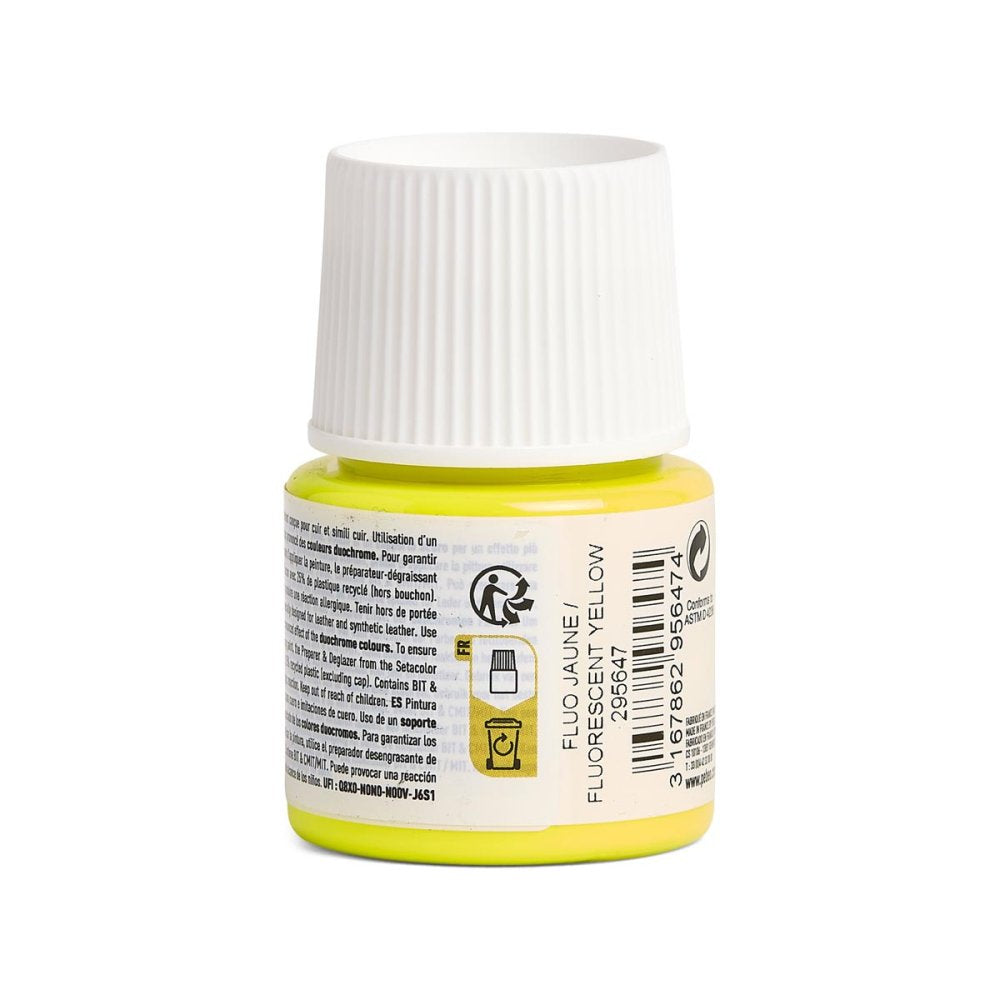 Pebeo Setacolor Leather 45ml - Fluorescent Yellow