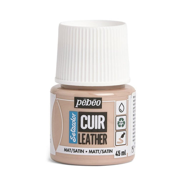 Pebeo Setacolor Leather Paint 45ml - Taupe