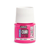 Pebeo Setacolor Leather Paint 45ml - Fluorescent Pink