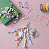 Round Letter Beads D.7mm 25g- Assorted Colours