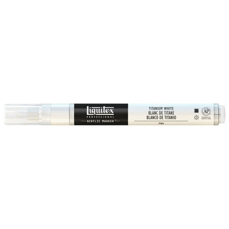 Liquitex Acrylic Marker 2-4mm - Titanium White