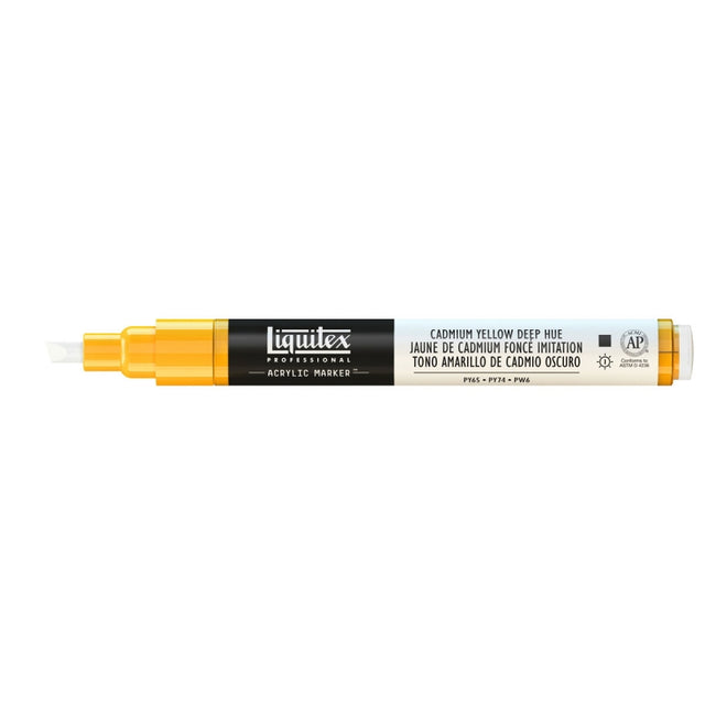 Liquitex Acrylic Marker 2mm - Cadmium Yellow Deep Hue