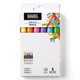 Liquitex Acrylic Markers 6x2mm Set - Vibrant