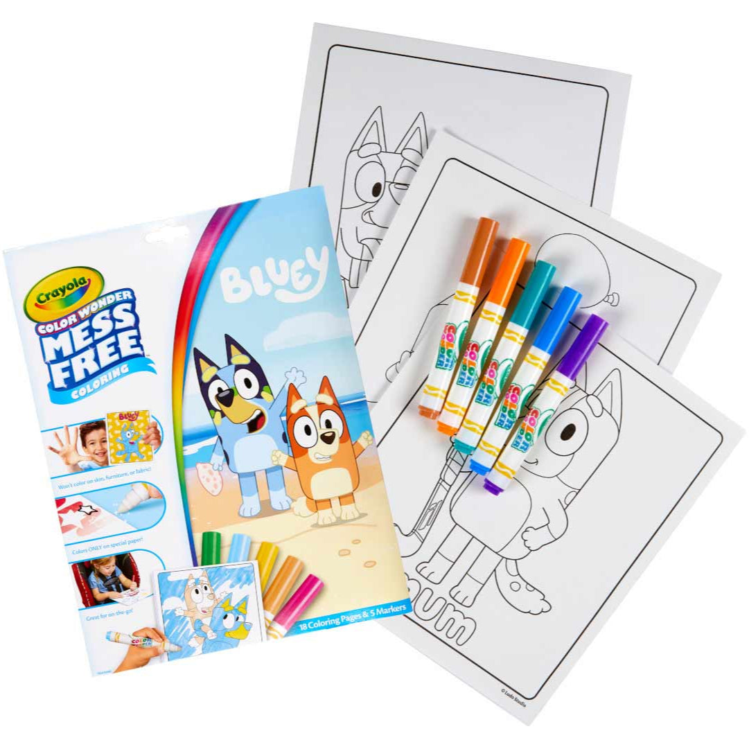 Crayola Color Wonder Colouring Set - Bluey