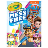 Crayola Color Wonder Mess Free coloring book featuring Paw Patrol characters.
