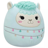 Squishmallows 7.5 Inch - Lorna Light Teal Llama Wrapped in Tassels