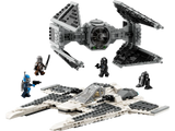 Lego Mandalorian Fang Fighter vs TIE Interceptor