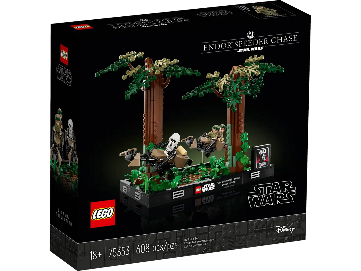 Lego Endor Speeder Chase Diorama