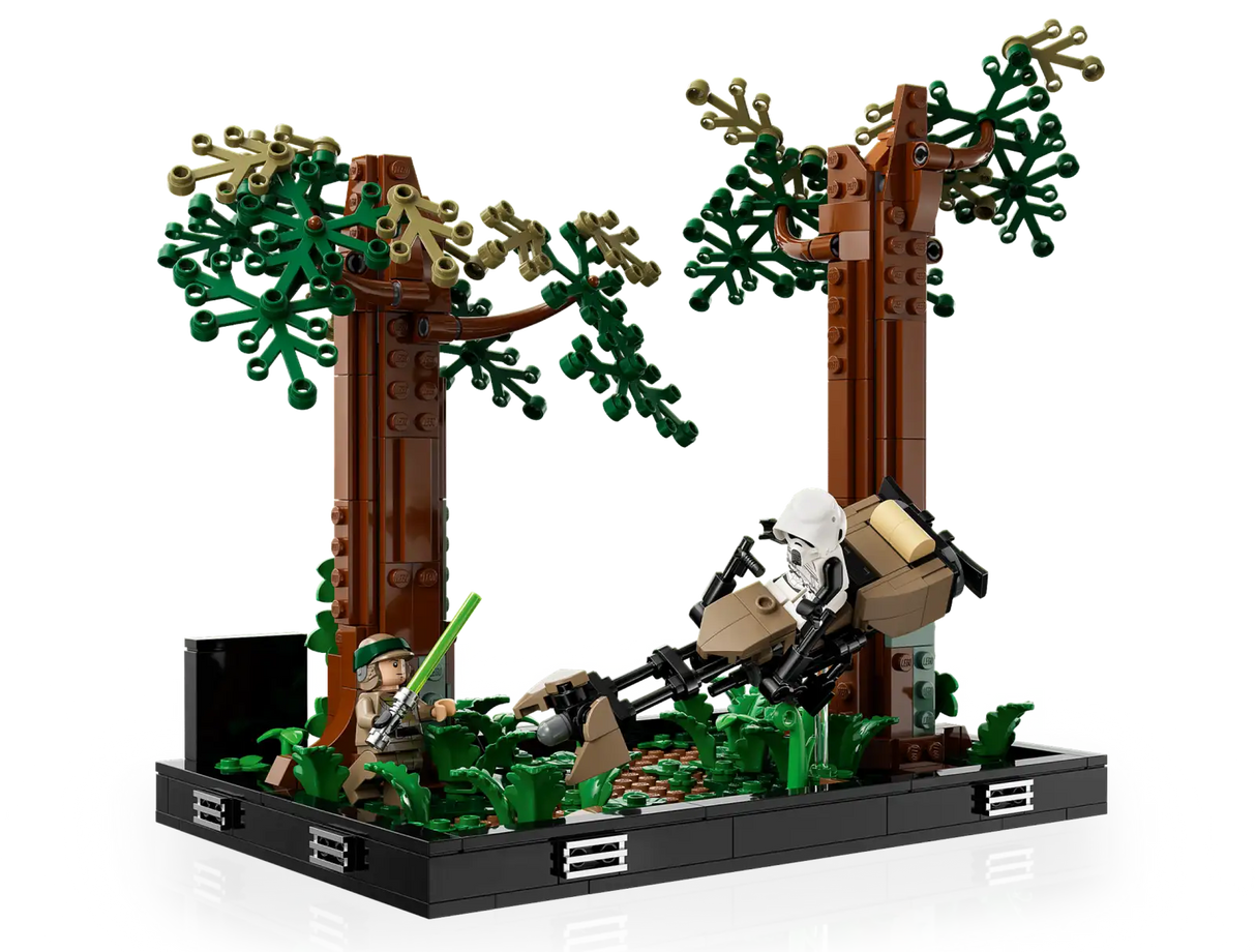 Lego Endor Speeder Chase Diorama