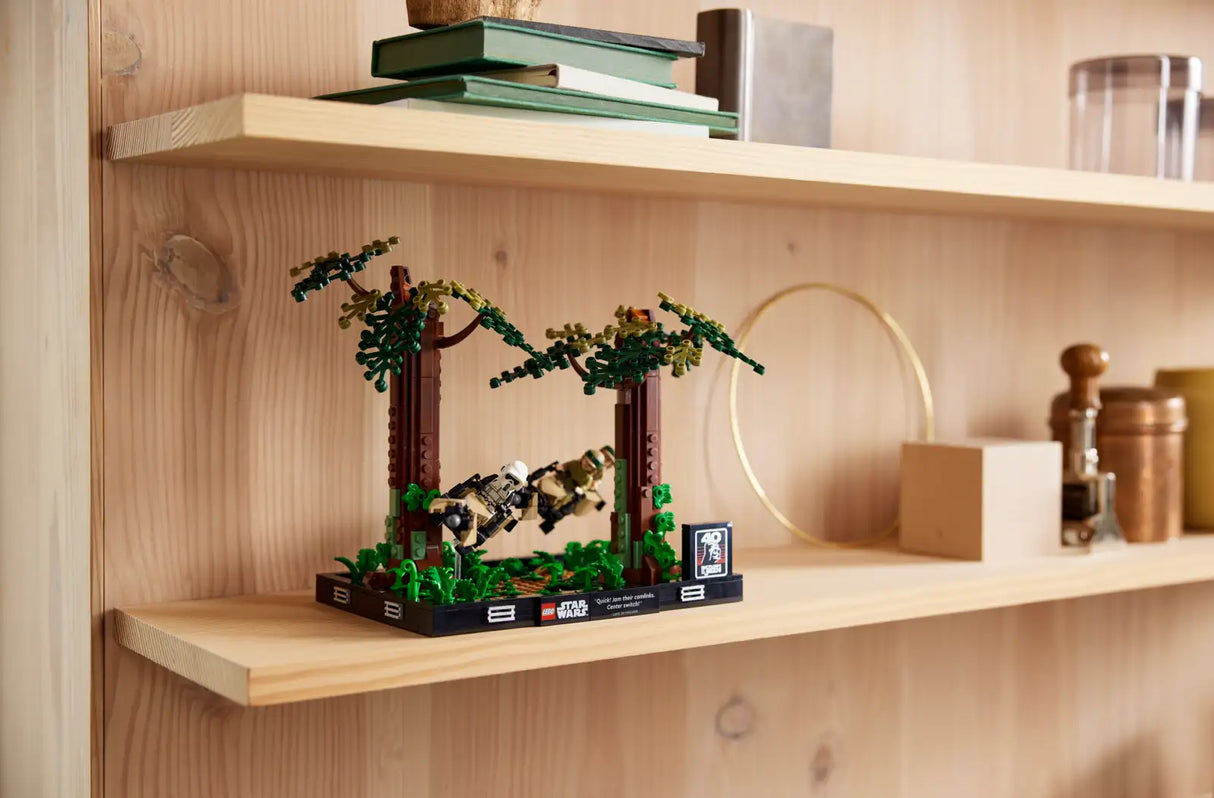 Lego Endor Speeder Chase Diorama