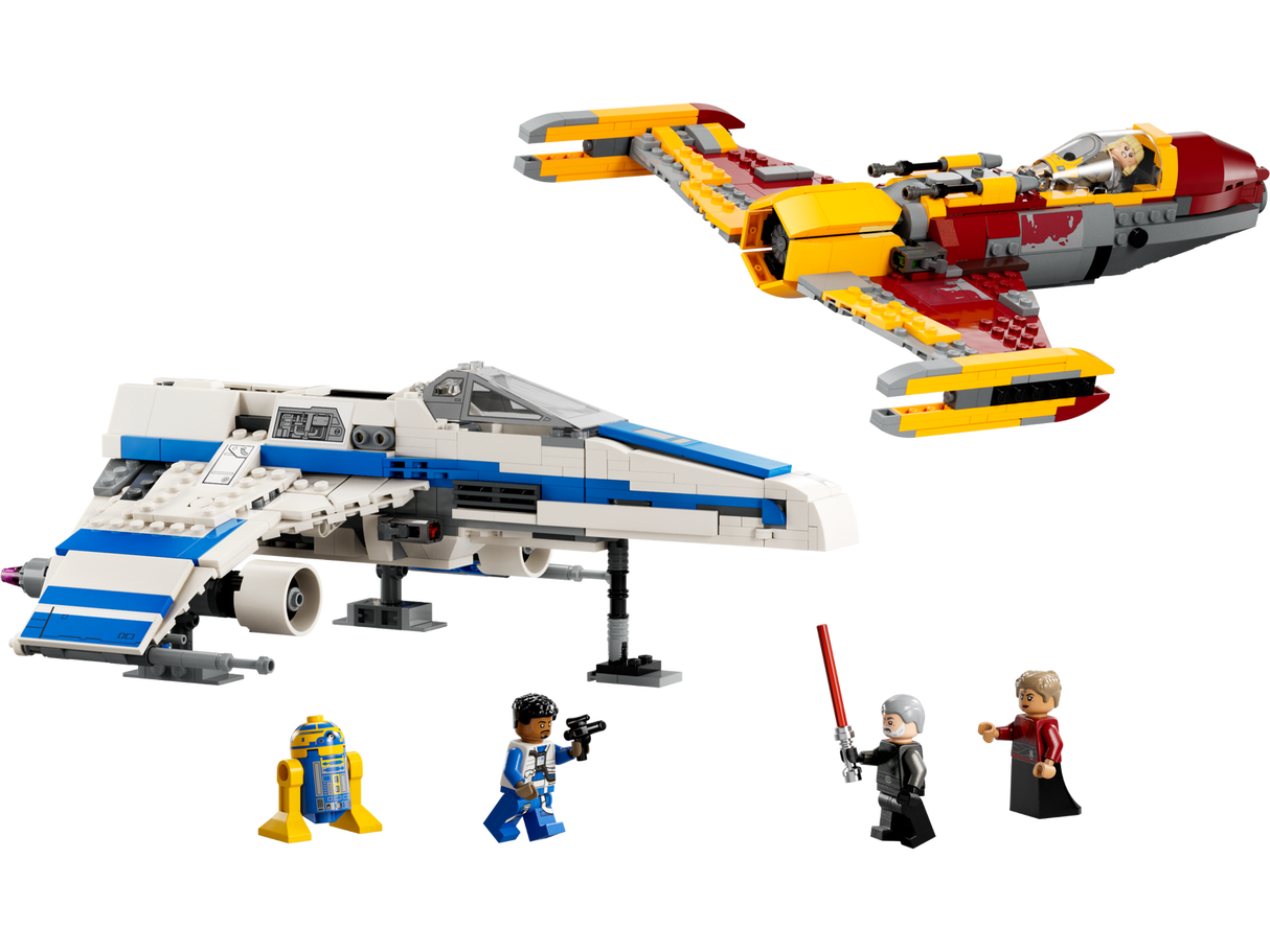Lego Star Wars New Republic E-Wing vs Shin Hati's Starfighter