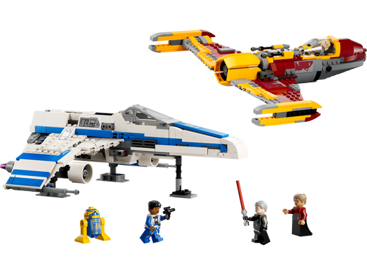 Lego Star Wars New Republic E-Wing vs Shin Hati's Starfighter