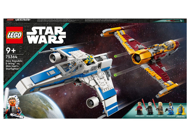 Lego Star Wars New Republic E-Wing vs Shin Hati's Starfighter