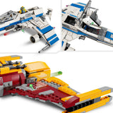 Lego Star Wars New Republic E-Wing vs Shin Hati's Starfighter