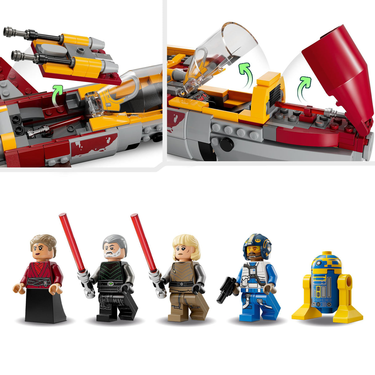 Lego Star Wars New Republic E-Wing vs Shin Hati's Starfighter