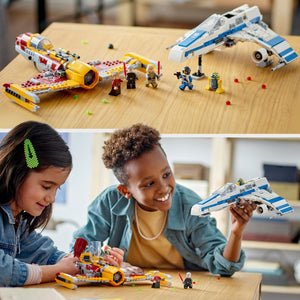 Lego Star Wars New Republic E-Wing vs Shin Hati's Starfighter